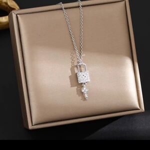 925 Sterling Silver "Unlock My Heart" Luxury Inspired Necklace